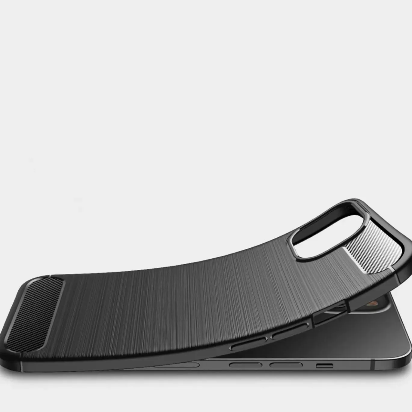 iPhone 15 Plus - Carbon Case Hülle, stoßfest