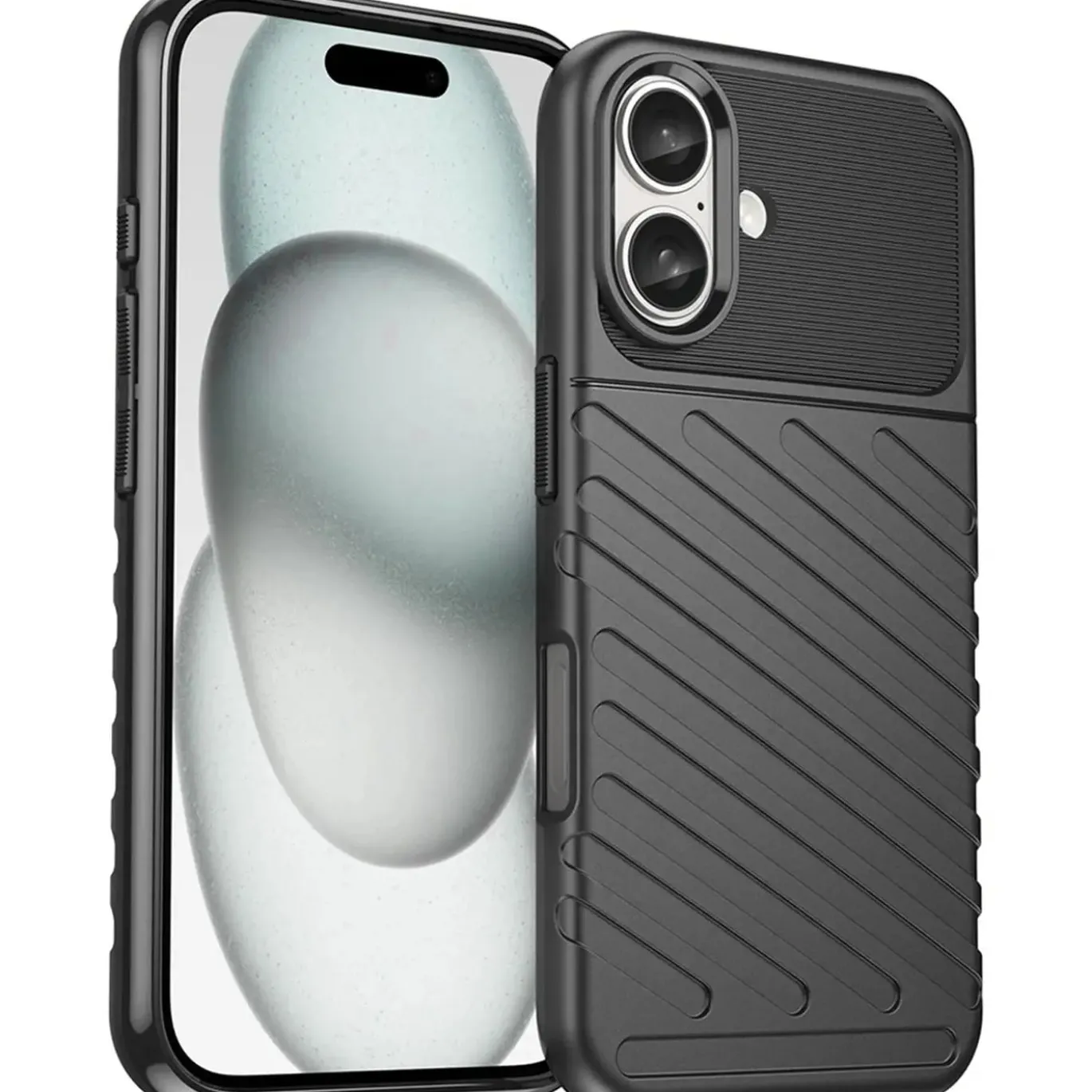 iPhone 16 Plus - Elegante Hülle stoßfest & stylisch