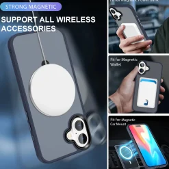 iPhone 16 Plus - Farbige MagSafe Hülle mit Ring