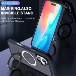 iPhone 16 Plus - Farbige MagSafe Hülle mit Ring