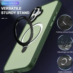 iPhone 16 Plus - Farbige MagSafe Hülle mit Ring