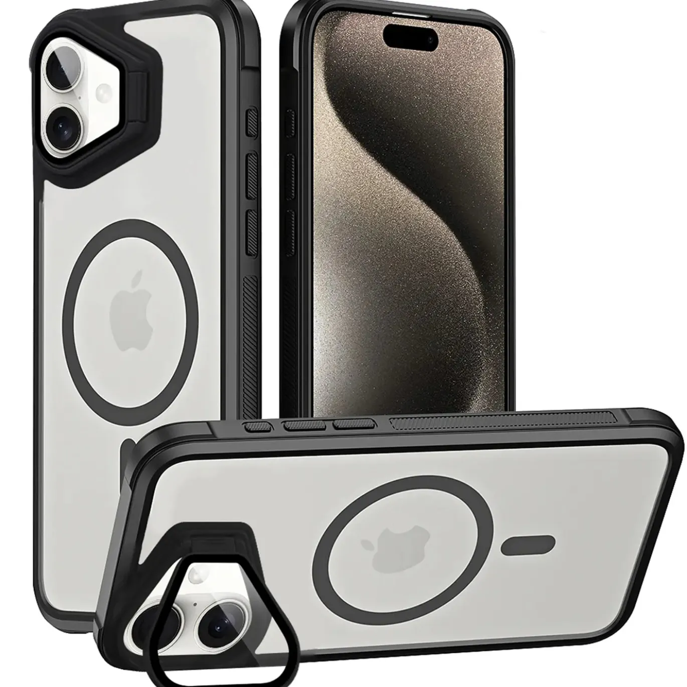 iPhone 16 Plus - MagSafe Hülle mit Glas & Schutzfunktion