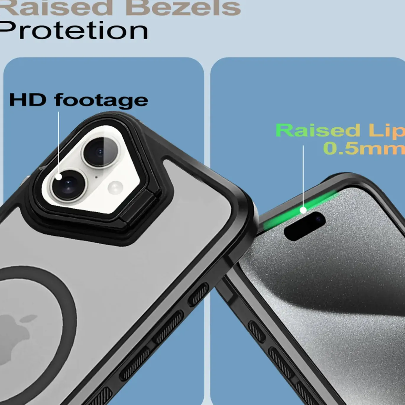 iPhone 16 Plus - MagSafe Hülle mit Glas & Schutzfunktion