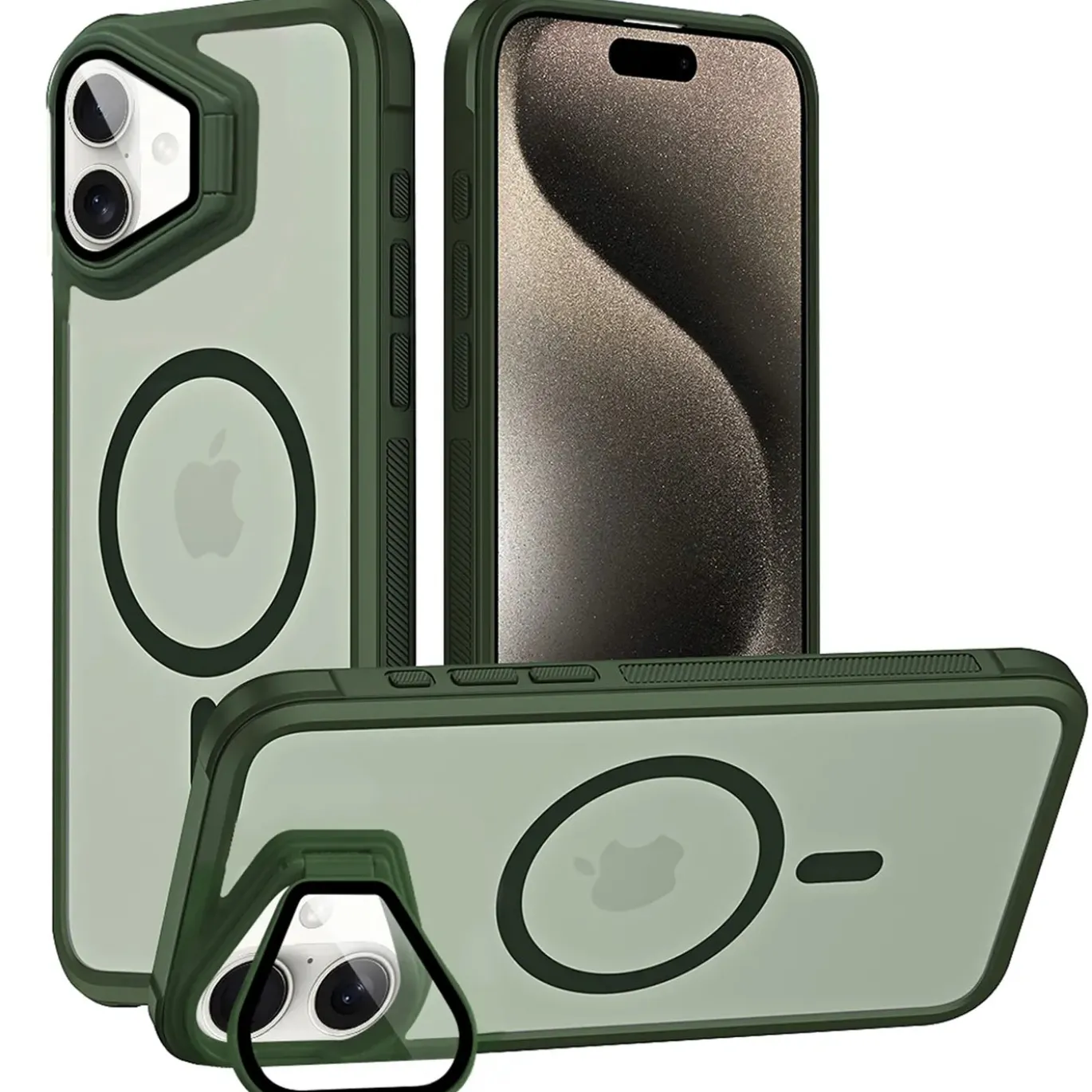 iPhone 16 Plus - MagSafe Hülle mit Glas & Schutzfunktion