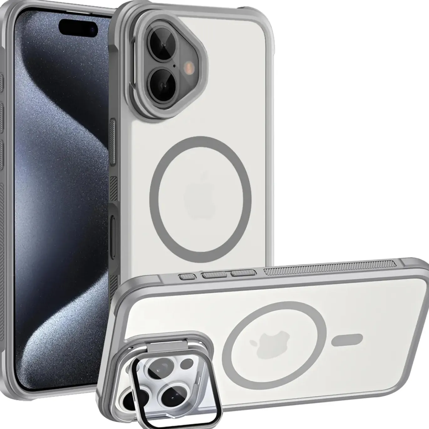 iPhone 16 Plus - MagSafe Hülle mit Glas & Schutzfunktion