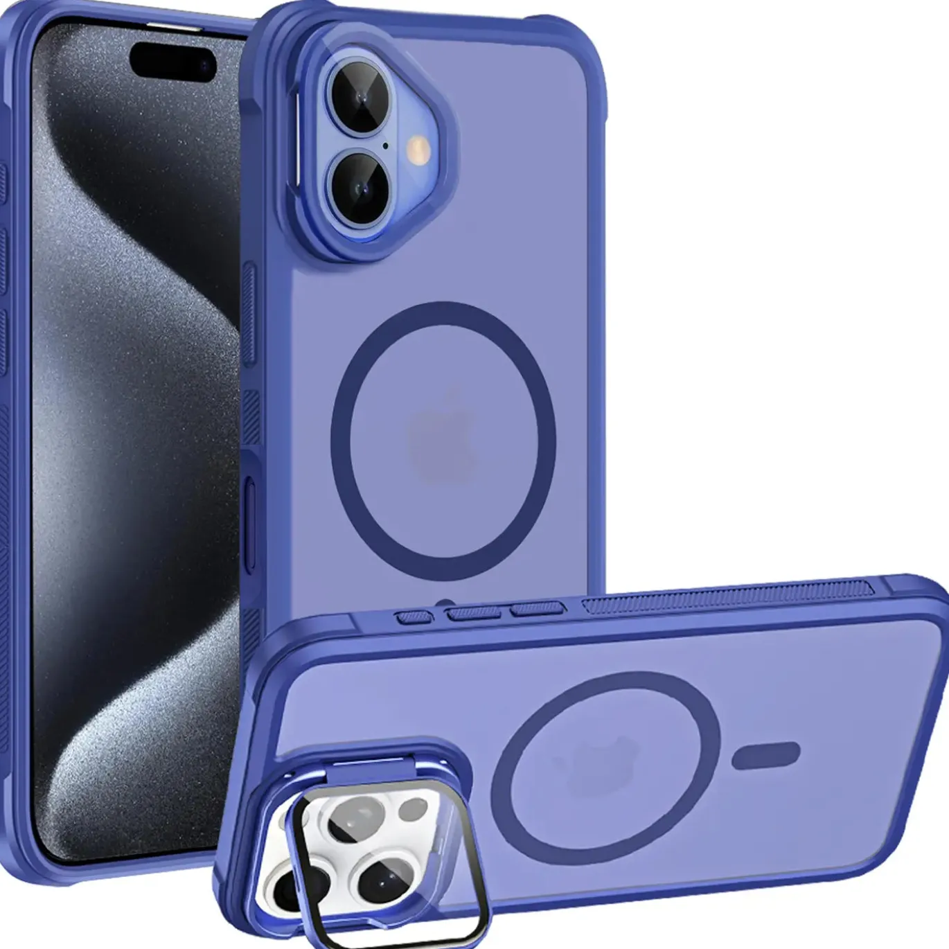 iPhone 16 Plus - MagSafe Hülle mit Glas & Schutzfunktion