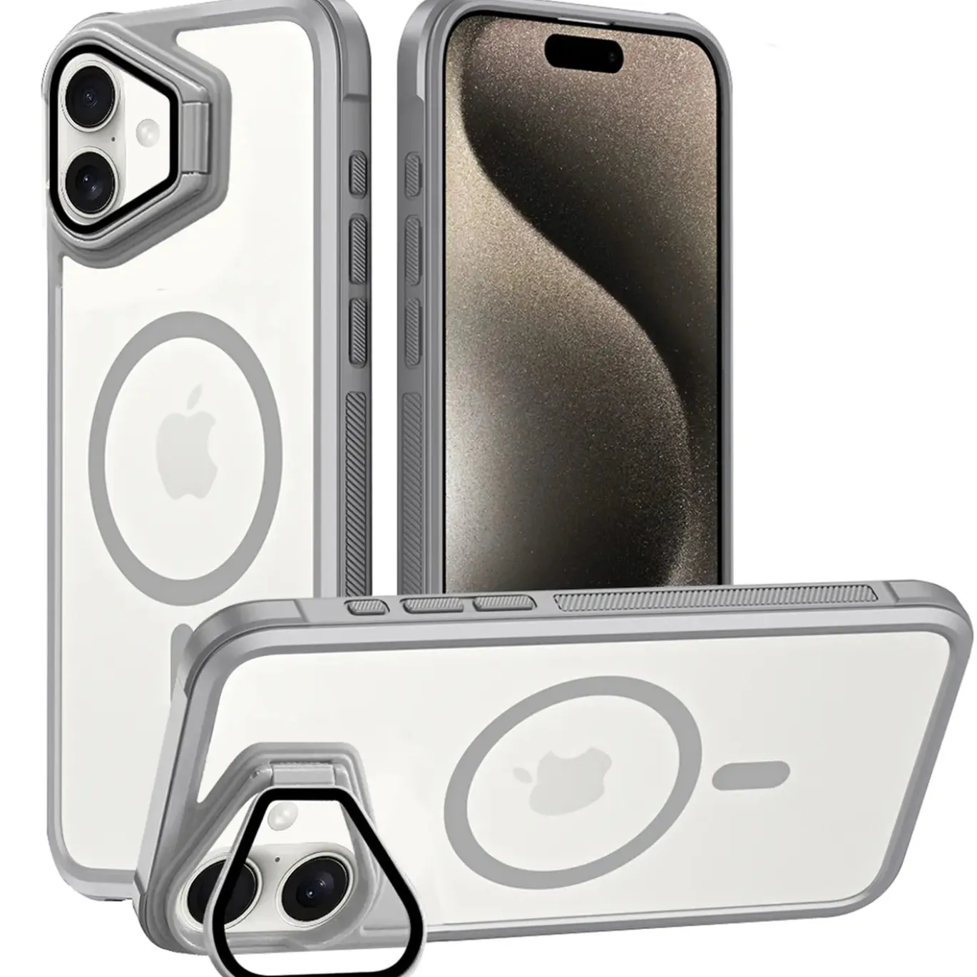 iPhone 16 Plus - MagSafe Hülle mit Glas & Schutzfunktion