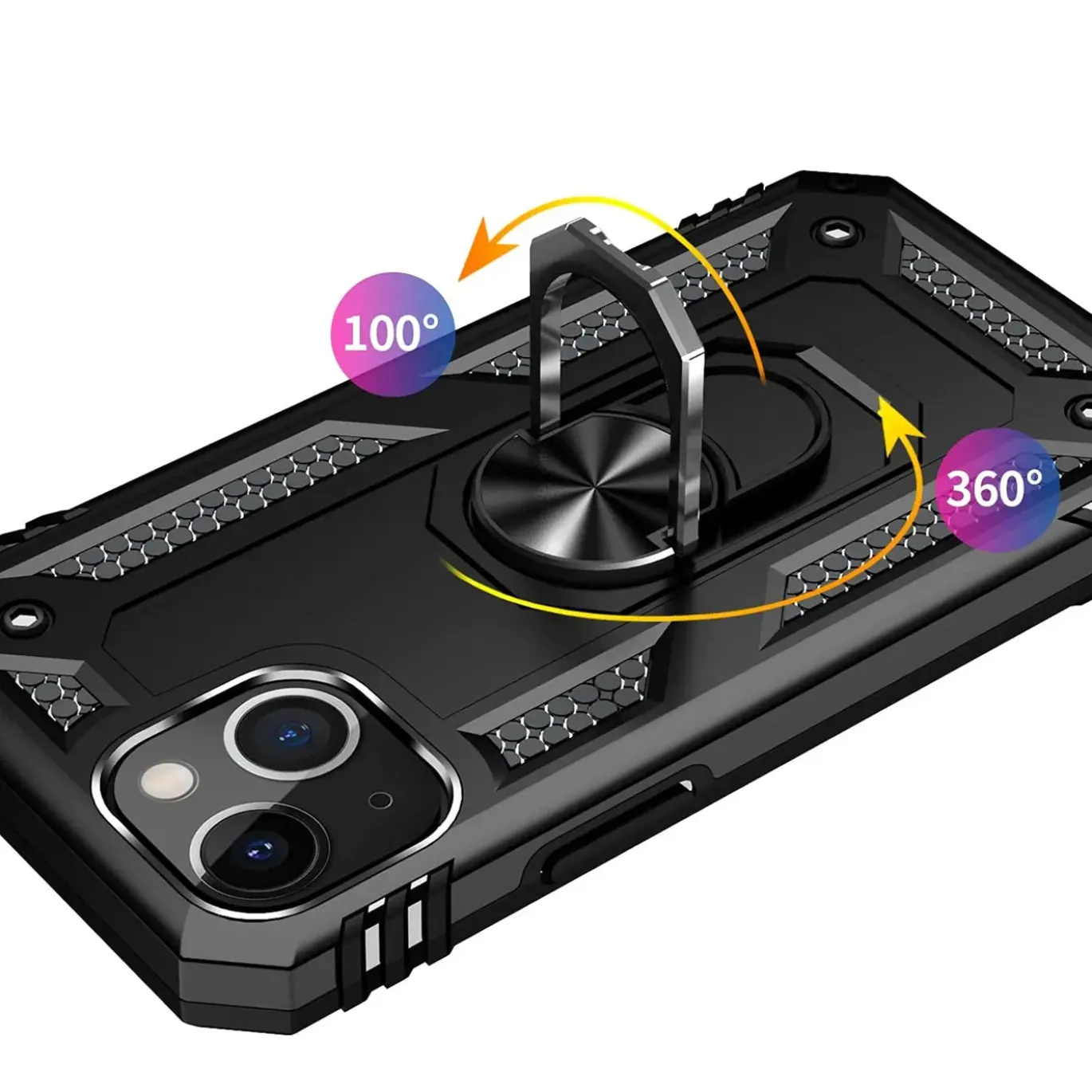 iPhone 14 Plus - Outdoor Hardcase mit Ringhalter