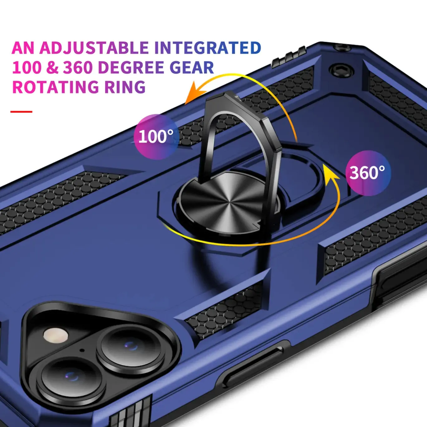 iPhone 16 Plus - Outdoor Hardcase mit Ringhalter
