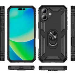 iPhone 16 Plus - Outdoor Hardcase mit Ringhalter