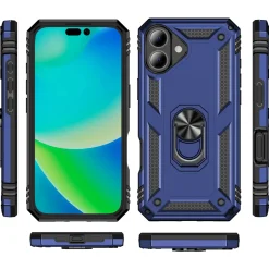 iPhone 16 Plus - Outdoor Hardcase mit Ringhalter