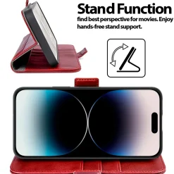 iPhone 16 Plus - Robuste Klapphülle mit RFID Block