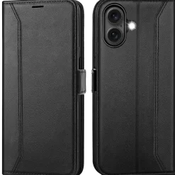 iPhone 16 Plus - Robuste Klapphülle mit RFID Block