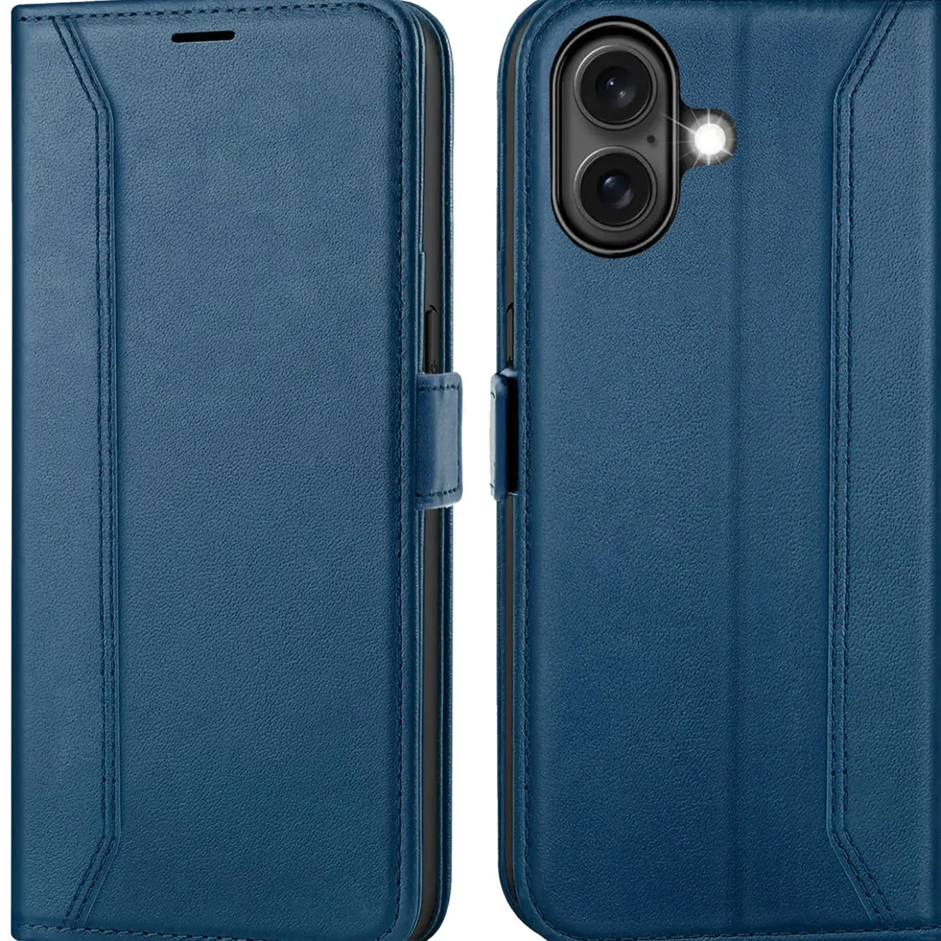 iPhone 16 Plus - Robuste Klapphülle mit RFID Block