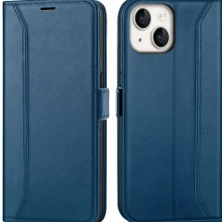 iPhone 15 Plus - Robuste Klapphülle mit RFID Block