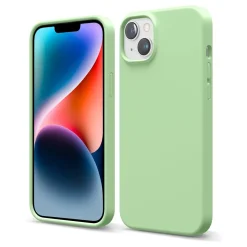 iPhone 14 Plus - Silikon Case mit Mikrofaser-Innenseite