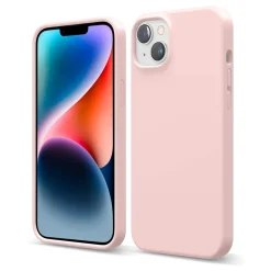 iPhone 15 Plus - Silikon Case mit Mikrofaser-Innenseite