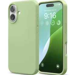 iPhone 16 Plus - Silikon Case mit Mikrofaser-Innenseite