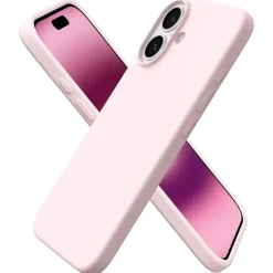 iPhone 16 Plus - Silikon Case mit Mikrofaser-Innenseite
