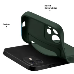 iPhone 14 Plus - Silikonhülle mit Kartenfach & Kameraschutz