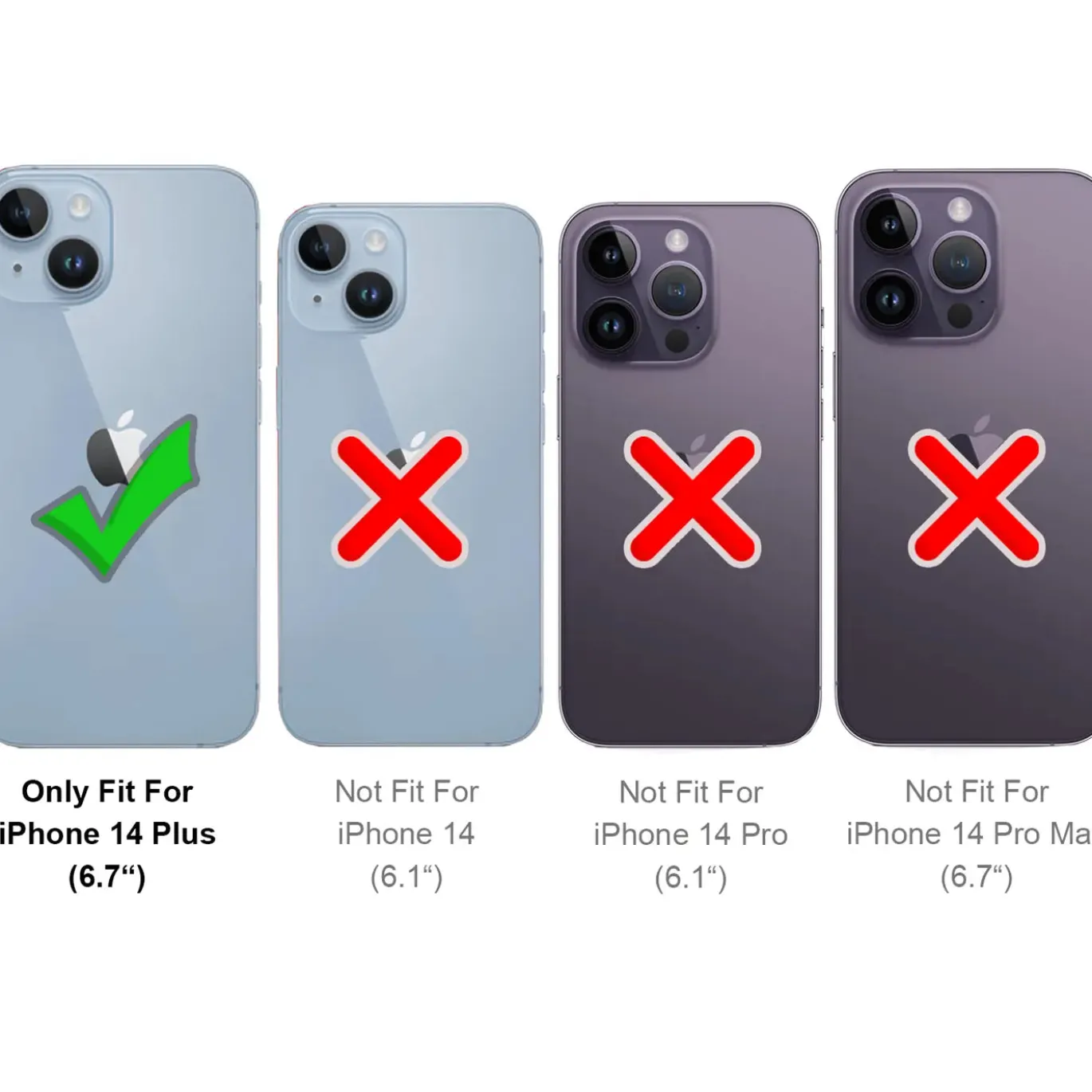 iPhone 14 Plus - Slim Clear Case Hülle