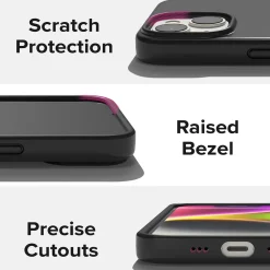 iPhone 14 Plus - Slim Silikon Backcover Schwarz