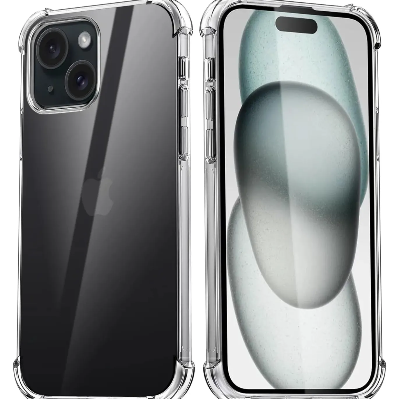 iPhone 15 Plus - Stoßfestes Clear Case