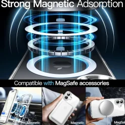 iPhone 16 Plus - Transparente MagSafe Silikonhülle
