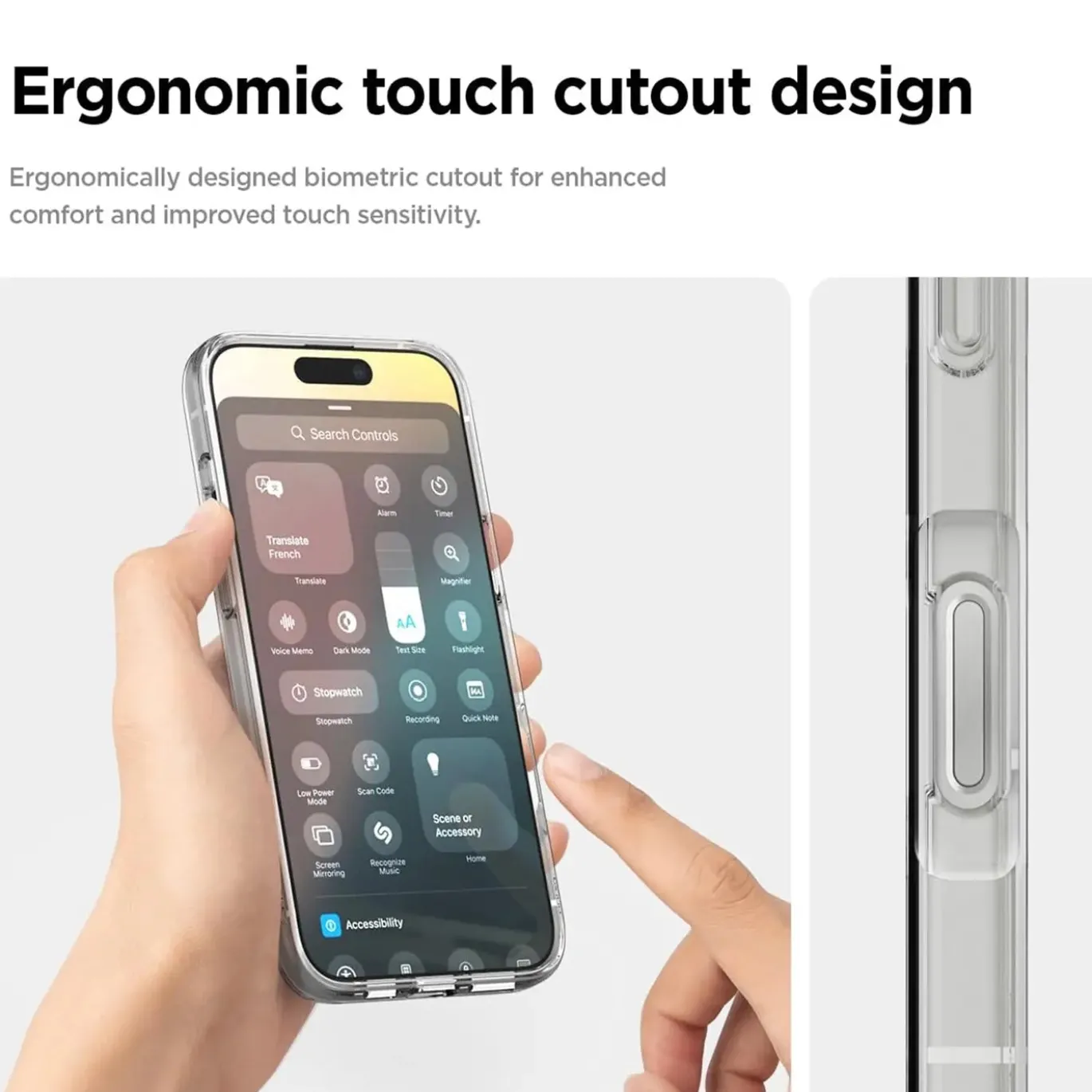 iPhone 16 Plus - Transparente MagSafe Silikonhülle