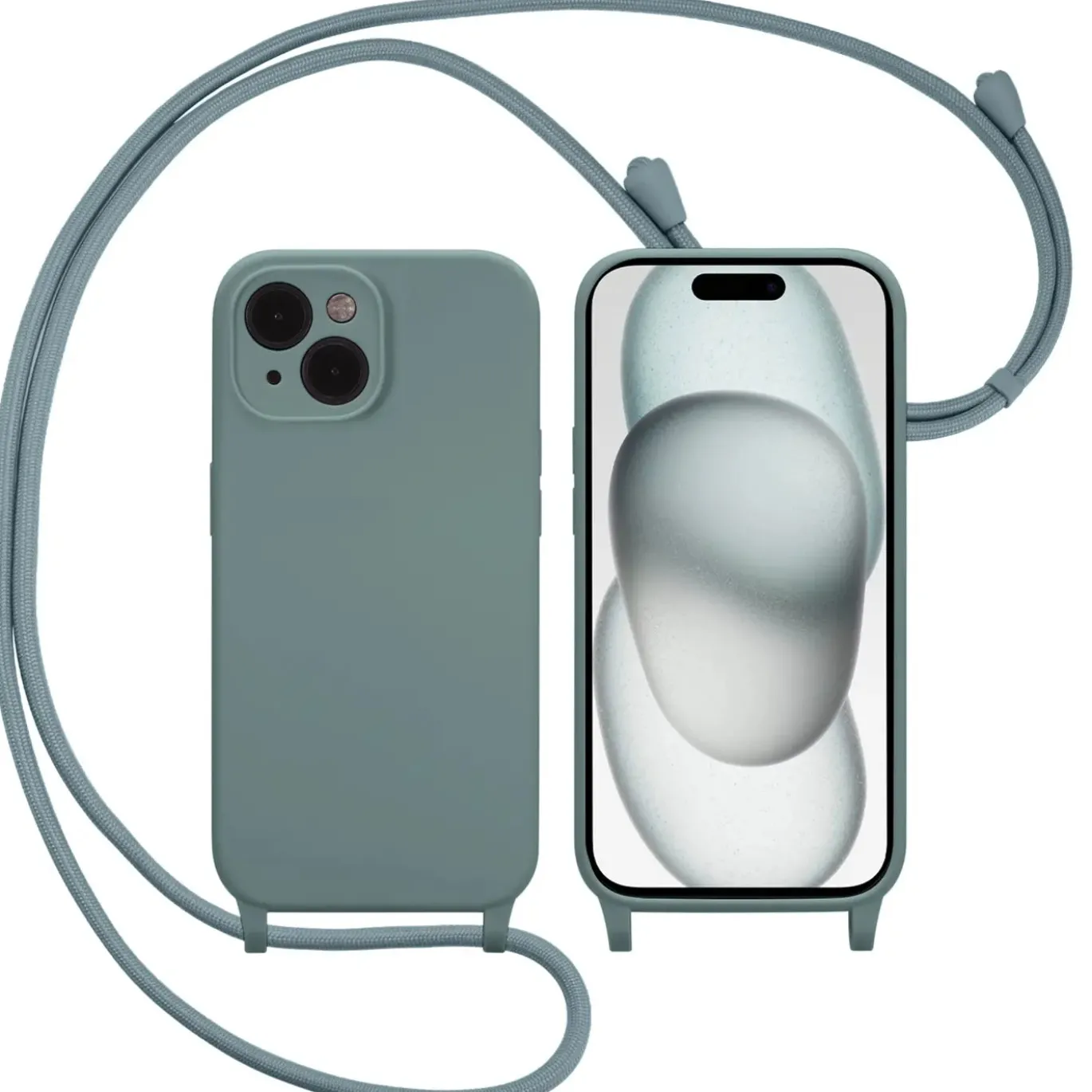 iPhone 15 Plus - Umhängehülle mit Kameraschutz