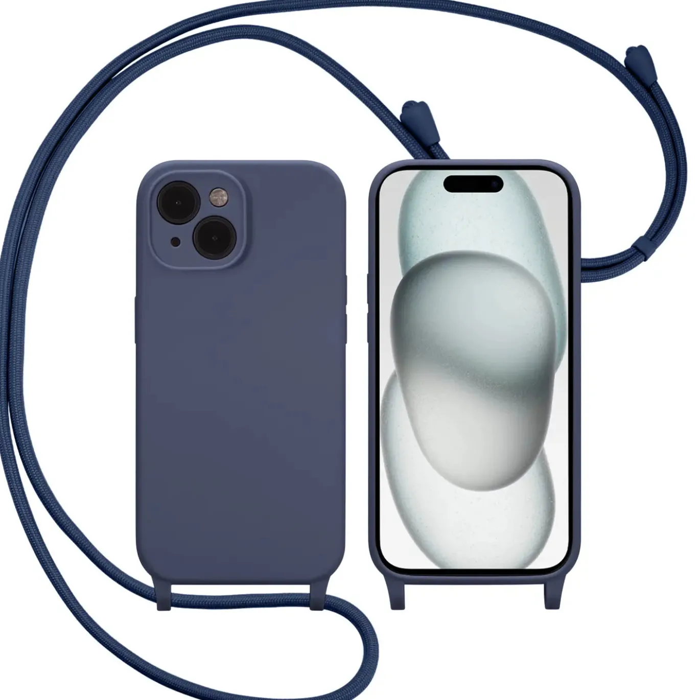 iPhone 15 Plus - Umhängehülle mit Kameraschutz