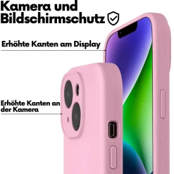 iPhone 15 Plus - Umhängehülle mit Kameraschutz