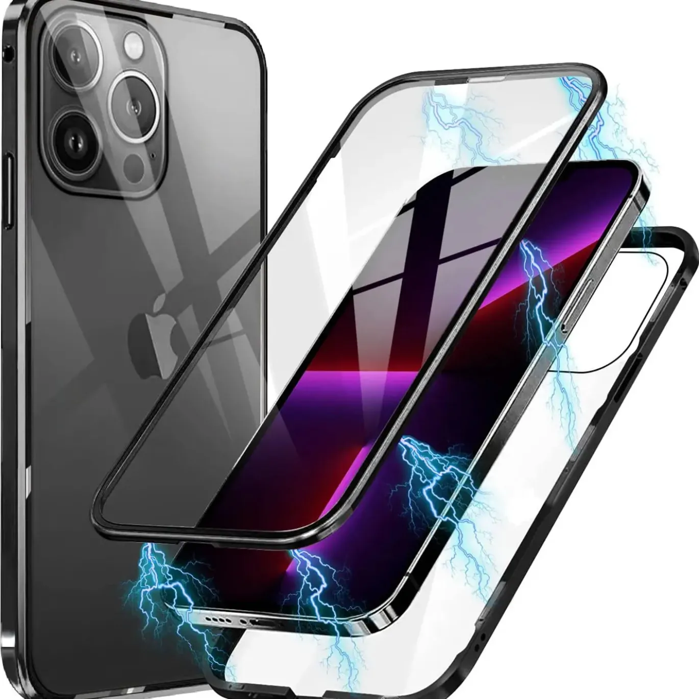 iPhone 13 Pro - 360° Glas Hülle mit Rundumschutz