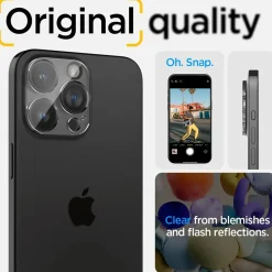 iPhone 16 Pro / 16 Pro Max - Kameraschutz aus gehärtetem Glas