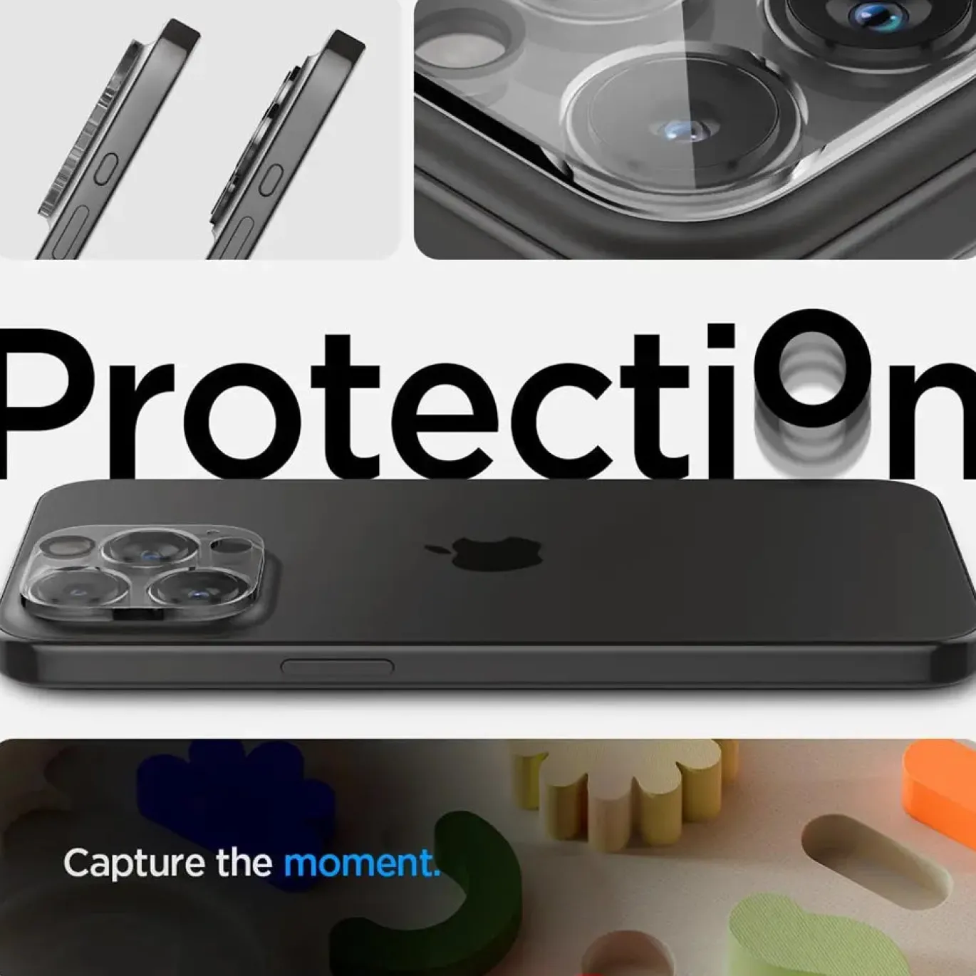 iPhone 16 Pro / 16 Pro Max - Kameraschutz aus gehärtetem Glas