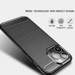 iPhone 13 Pro - Carbon Case Hülle, stoßfest