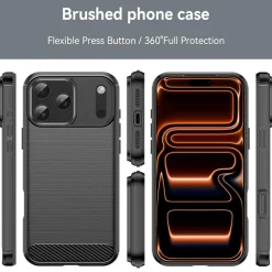 iPhone 17 Pro - Carbon Case Hülle, stoßfest