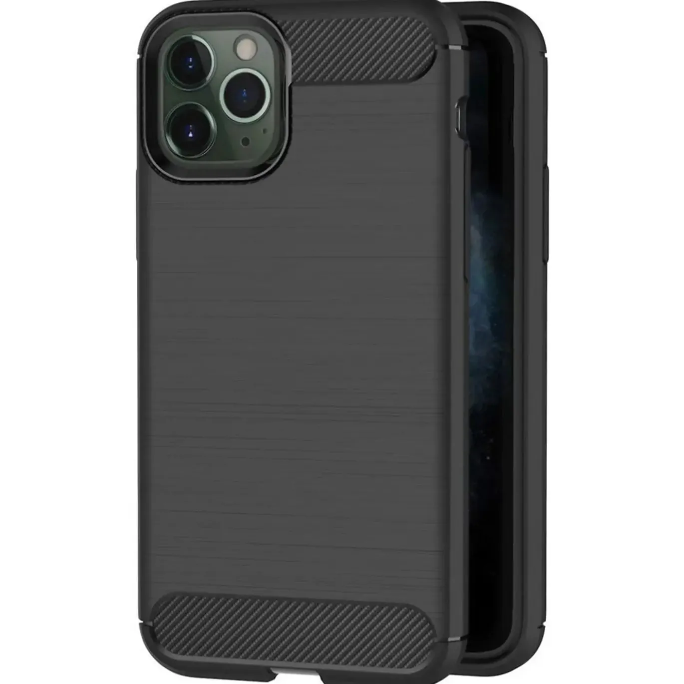 iPhone 11 Pro - Carbon Case Hülle, stoßfest