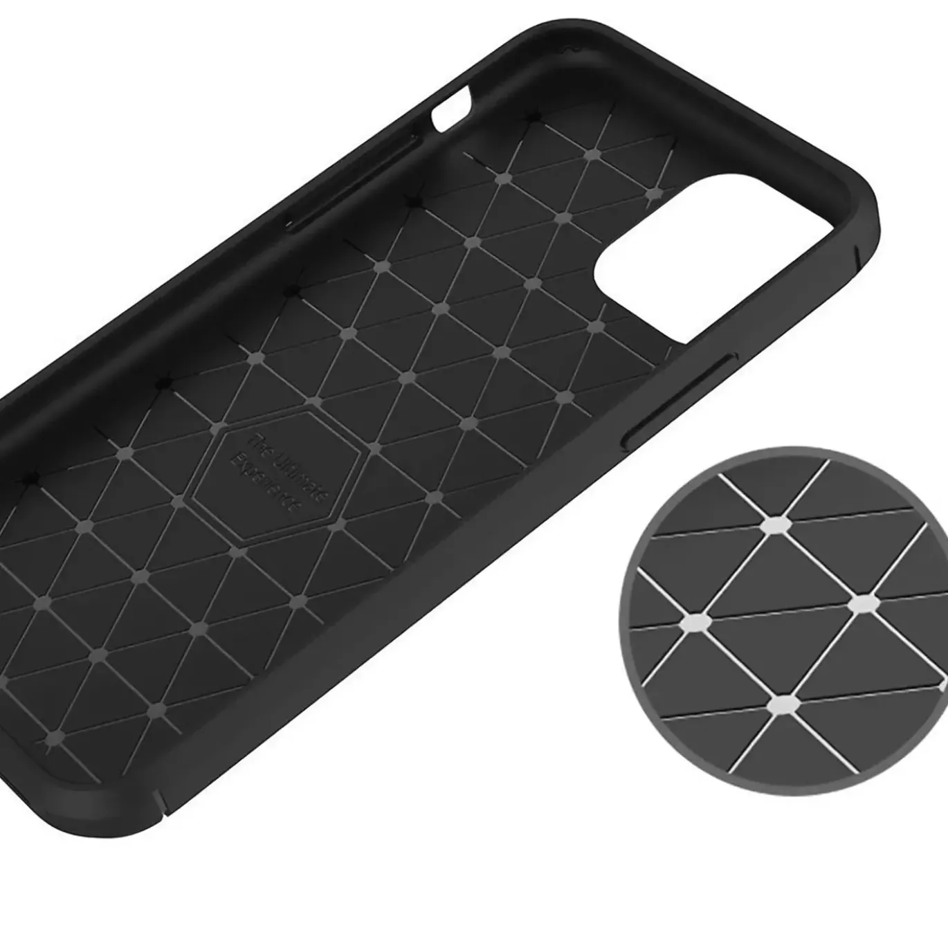 iPhone 11 Pro - Carbon Case Hülle, stoßfest