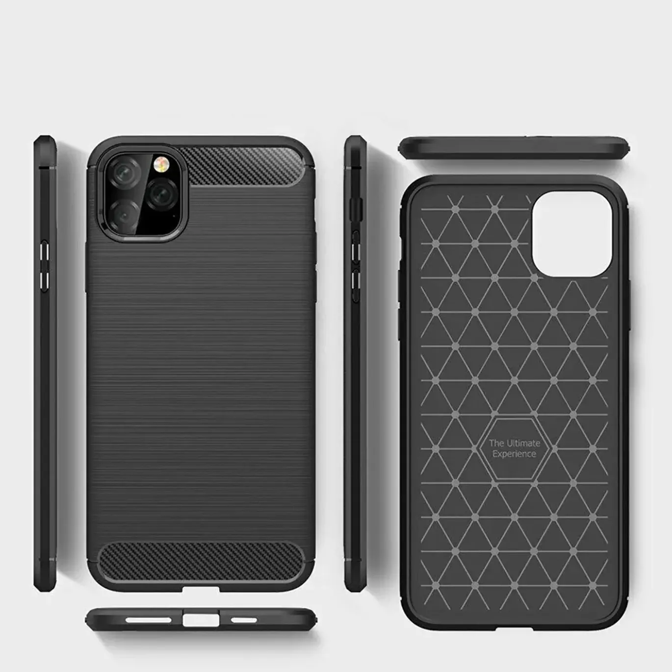iPhone 11 Pro - Carbon Case Hülle, stoßfest