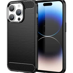 iPhone 14 Pro - Carbon Case Hülle, stoßfest