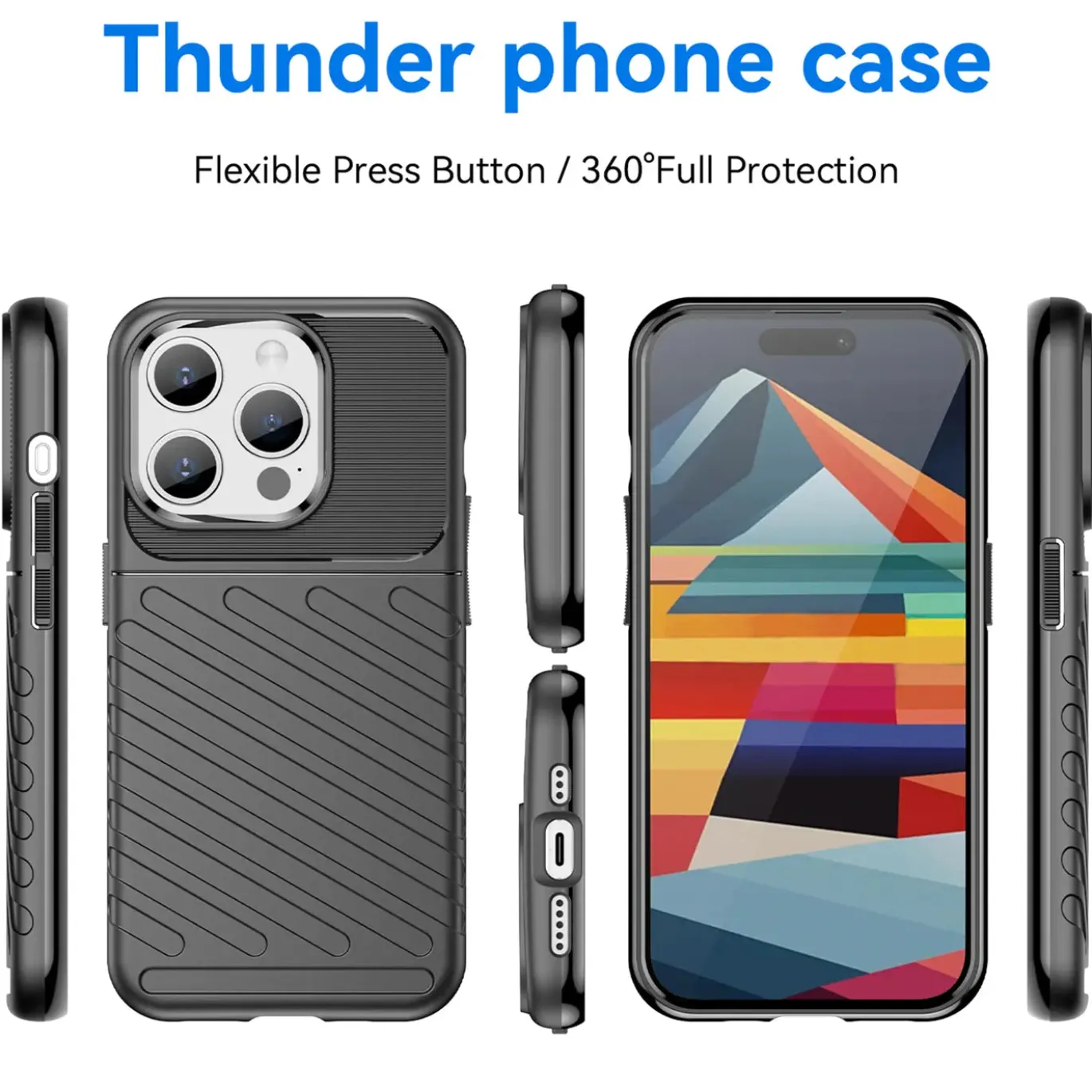 iPhone 15 Pro - Elegante Hülle stoßfest & stylisch