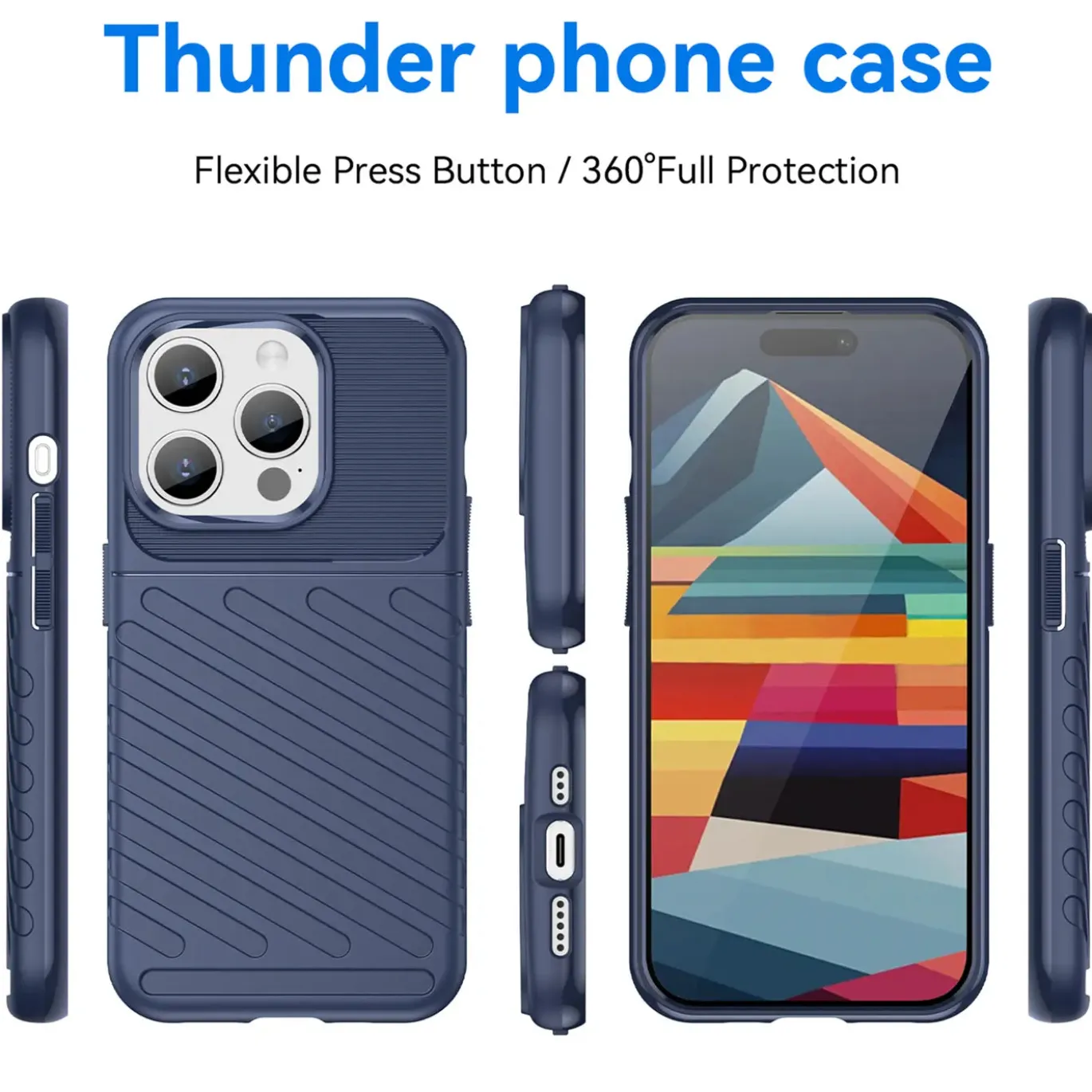 iPhone 15 Pro - Elegante Hülle stoßfest & stylisch