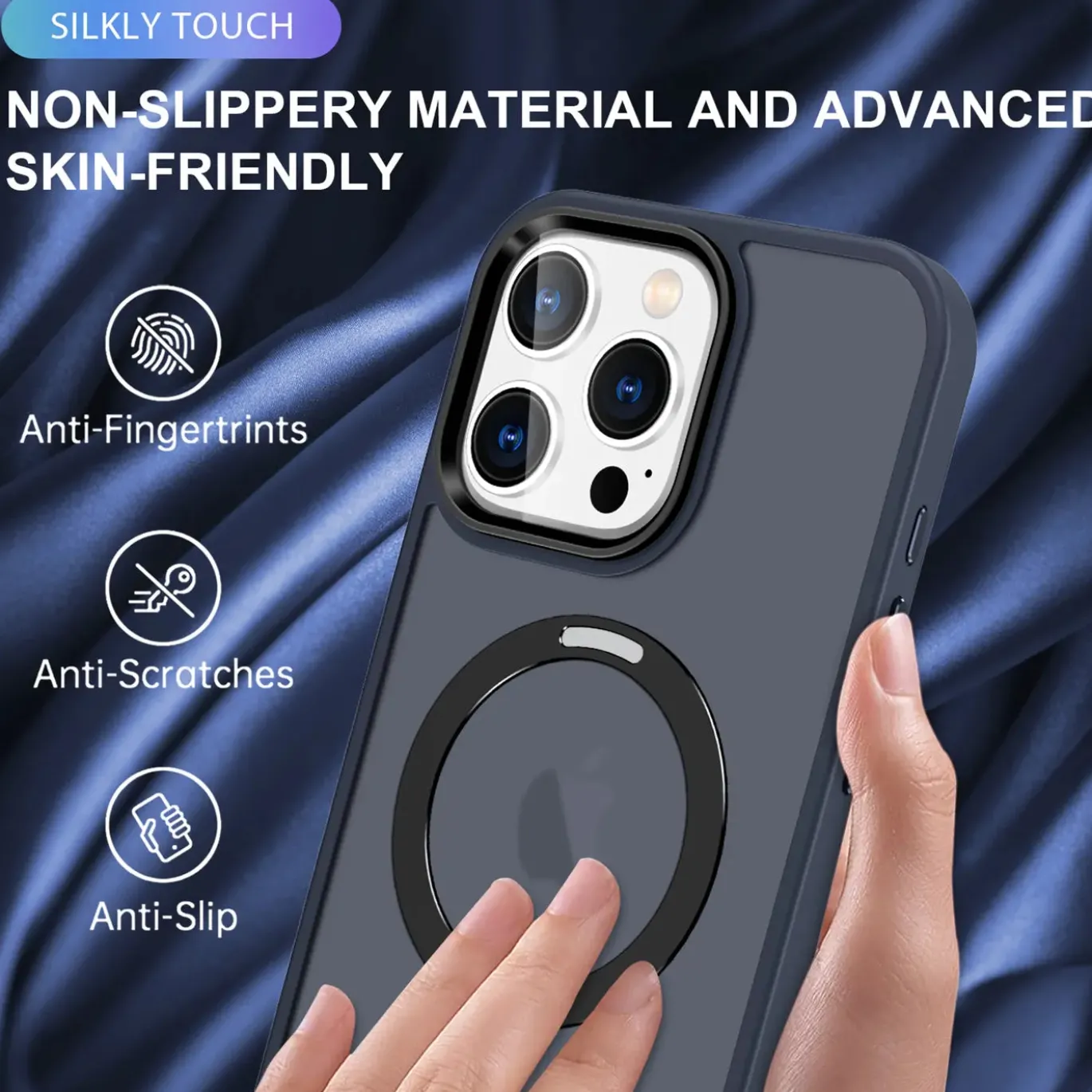iPhone 16 Pro - Farbige MagSafe Hülle mit Ring