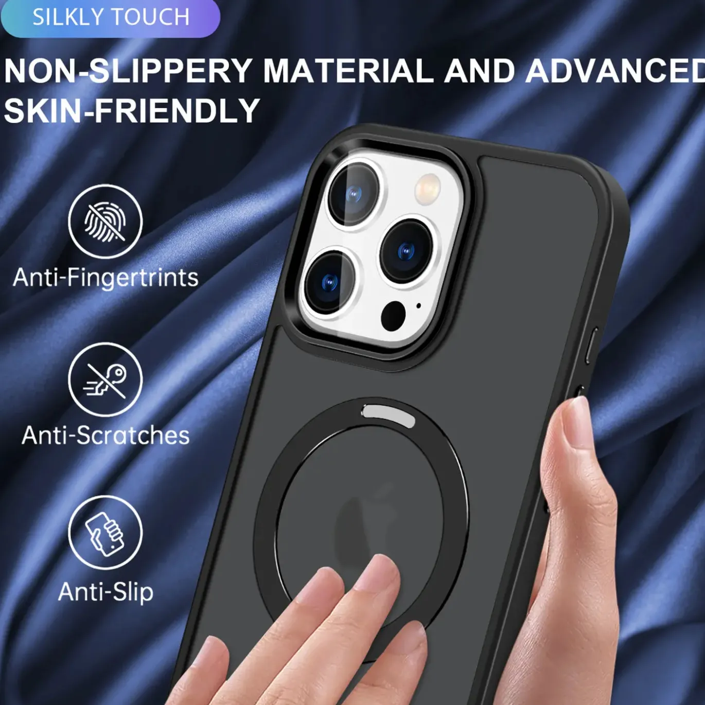 iPhone 16 Pro - Farbige MagSafe Hülle mit Ring