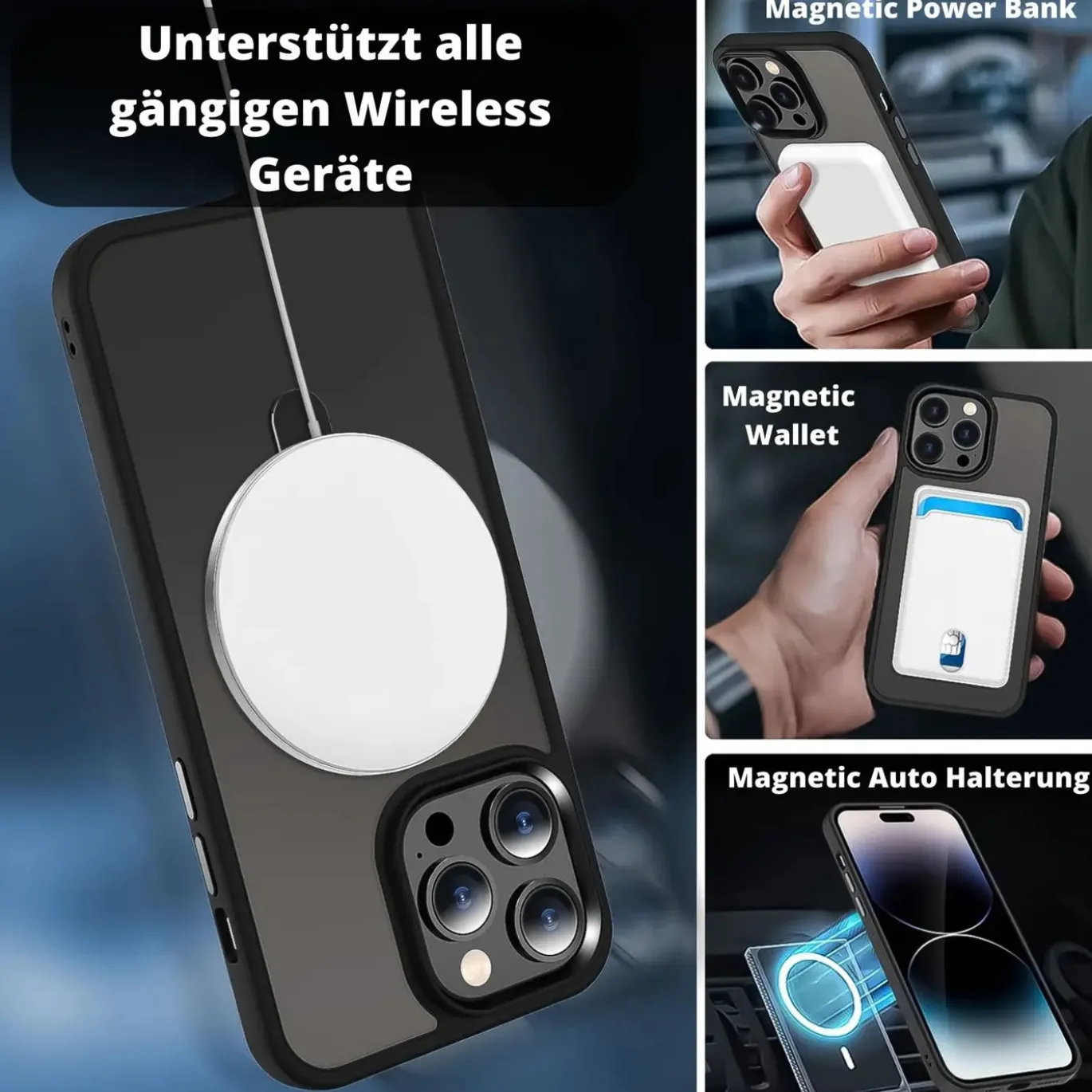iPhone 13 Pro - Farbige MagSafe Hülle mit Ring