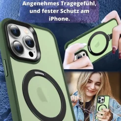 iPhone 13 Pro - Farbige MagSafe Hülle mit Ring