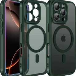 iPhone 16 Pro - Farbige MagSafe Hülle mit Kameraschutz