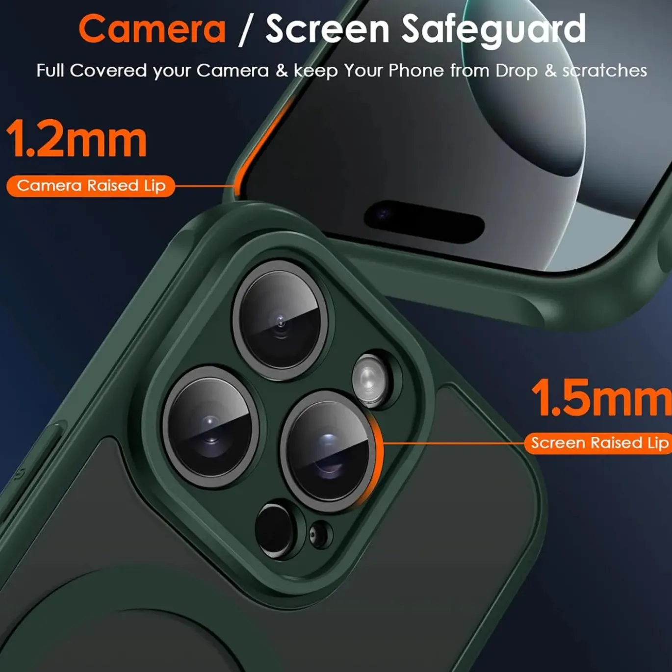 iPhone 16 Pro - Farbige MagSafe Hülle mit Kameraschutz