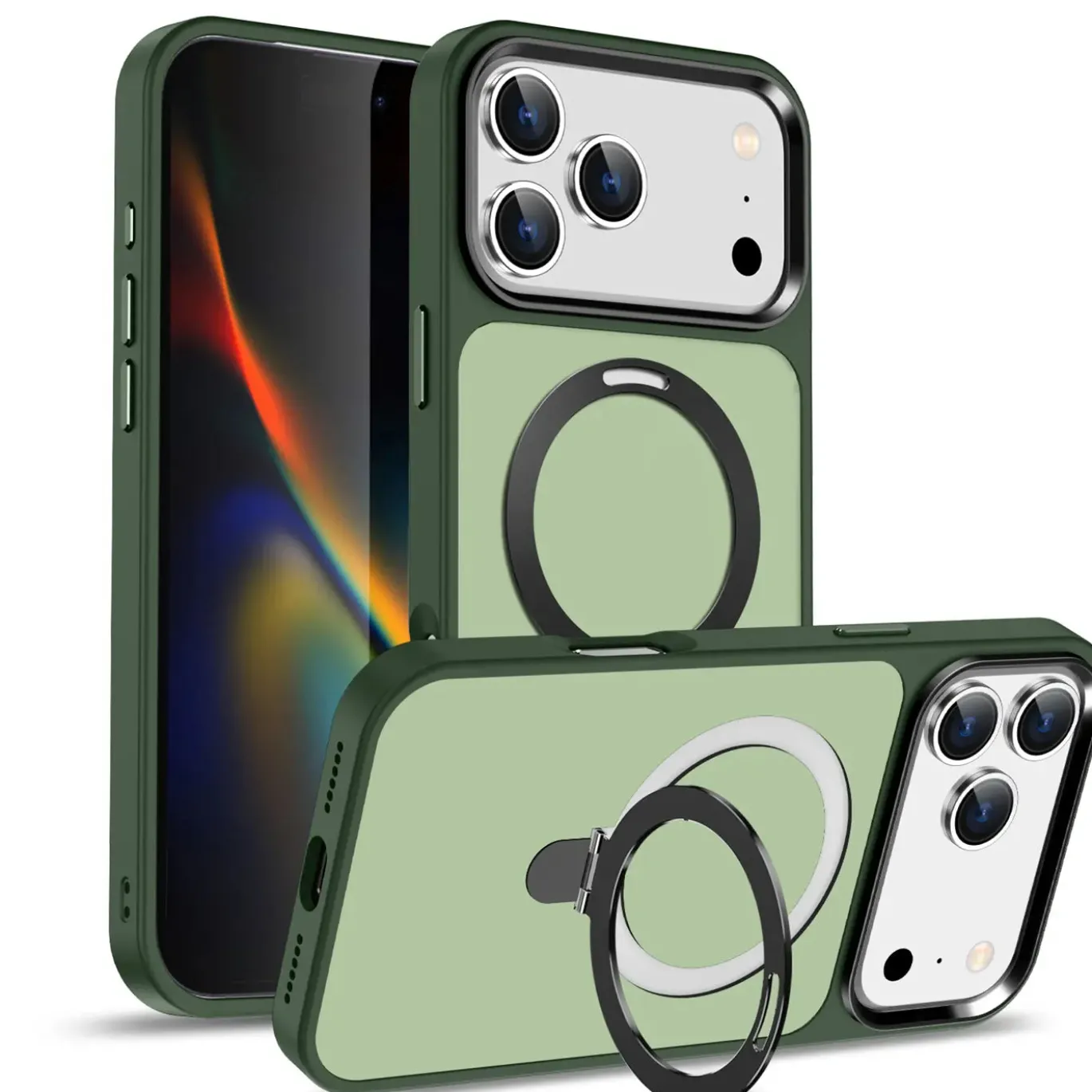 iPhone 17 Pro - Farbige MagSafe Hülle mit Ring